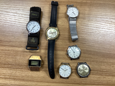 #ad #ad Lot of 7 Vintage Timex Watches $9 each Windup Battery As Is Parts Repair $63.00