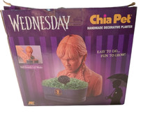 Chia Pet Wednesday The Adams Family Handmade Planter With Seeds New In Box