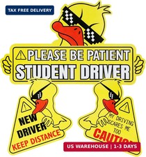 New Driver Magnet for Car, 3pcs Cute Duck Car Magnets Student Driver Sign,Car Bu