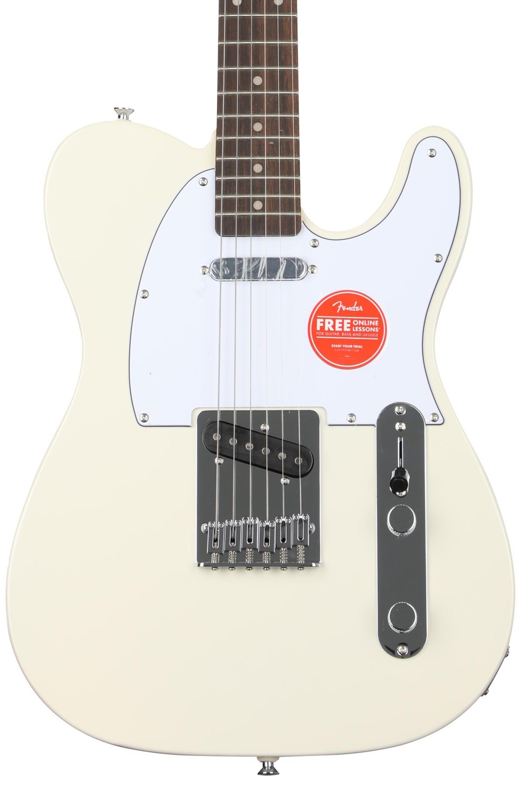 Электрогитара Telecaster Squier Affinity Series — олимпийский белый с лавровым оттенком