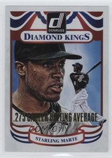 2014 Panini Donruss Diamond Kings Gold Career Stat Line /275 Starling Marte 0w7