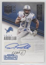 2016 Panini Contenders NFL Ink Ameer Abdullah #14 Auto 0f8