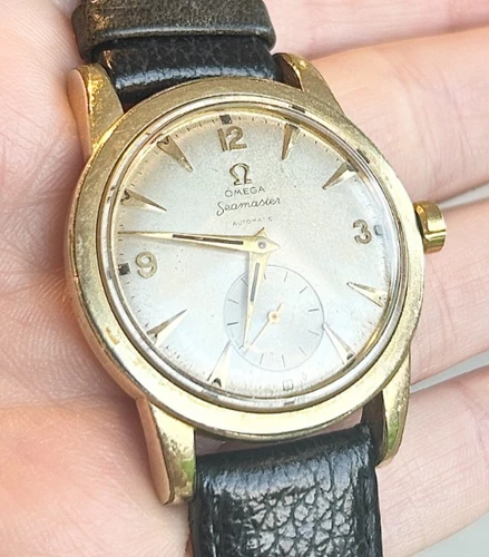 A Vintage Omega Seamaster Bumper Automatic Wristwatch Circa 1950's
