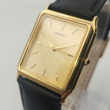 Seiko Working Square Dress Watch Watch Men's FROM JAPAN