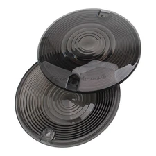 Black Flat LED Turn Signal Lamp Light Lenses Covers For Harley 1986-2018 For BMW