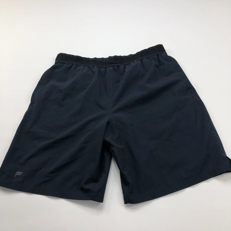 fabletics compression lined athleisure elastic waist 8" shorts