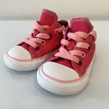 Converse All Star Toddler Pink Low Top Sneakers Girls Canvas Shoes