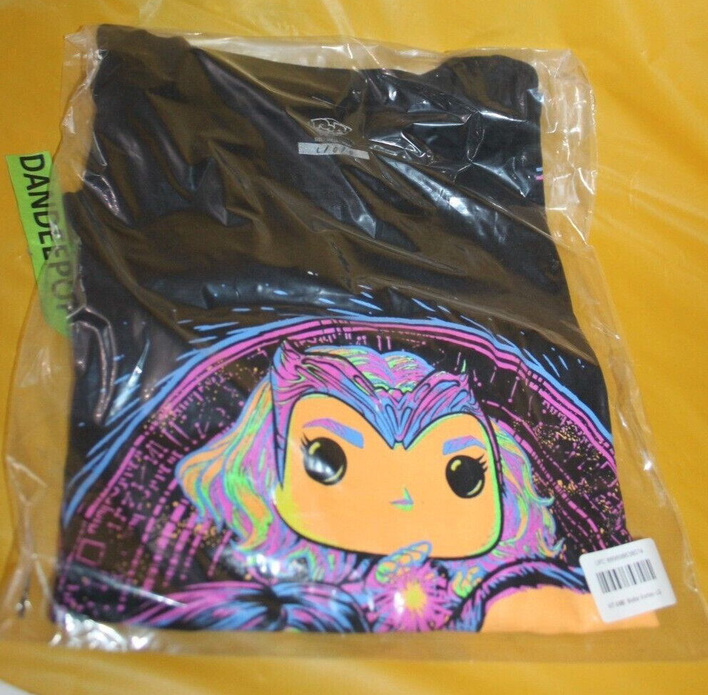 Lootcrate Marvel Collector Corps Stellar Vortex  Pop Tee Doctor Strange Large