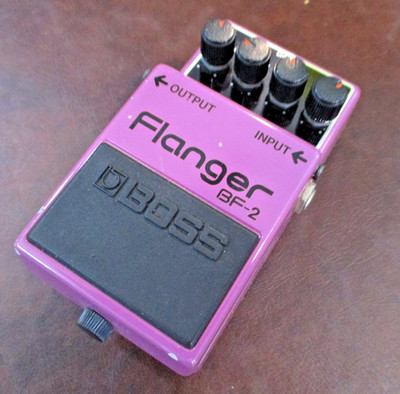 BOSS BF-2 FLANGER Guitar Effects Pedal TESTED