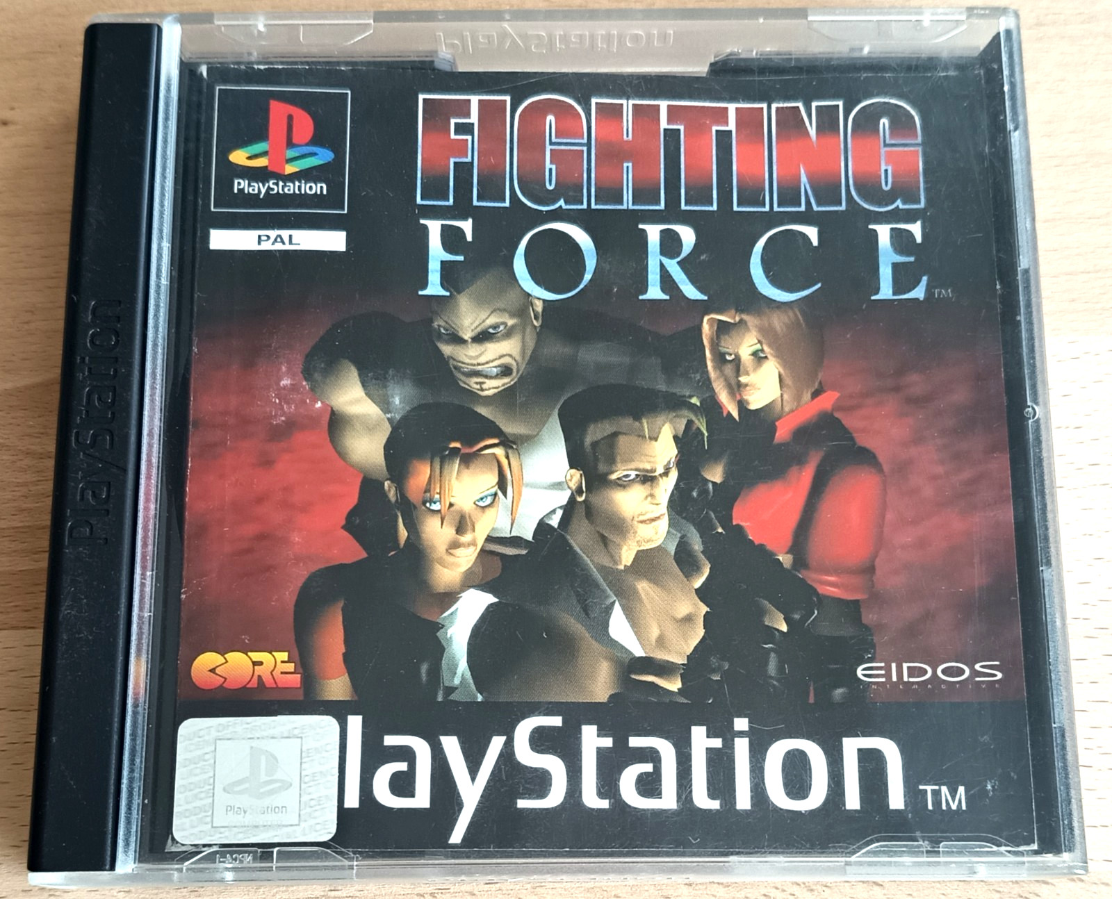 Playstation PS1 Fighting Force [PAL Fr] Boîte Notice Sans Jaquette Avant *JRF