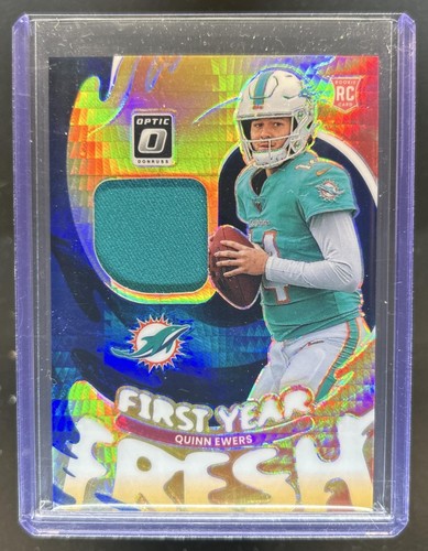 2025 Donruss Optic Quinn Ewers Blue Hyper (RAW)
