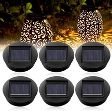 6 St&uuml;ck Solarleuchten Ersatz, IP65 LED Solarleuchten Ersatzteile 8cm