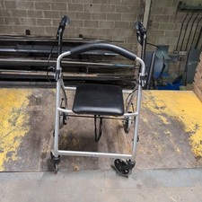 Days 4 Wheel Rollator Walker With Seat Brakes Foldable Mobility Aid