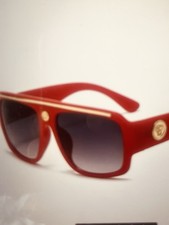 Thick Square Sunglasses Men Women Retro Chunky Rectangle Shades UV400 Protection