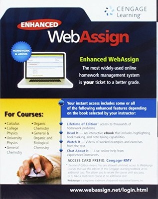 Enhanced Webassign Multi-Term Loe Printed A..., Cengage