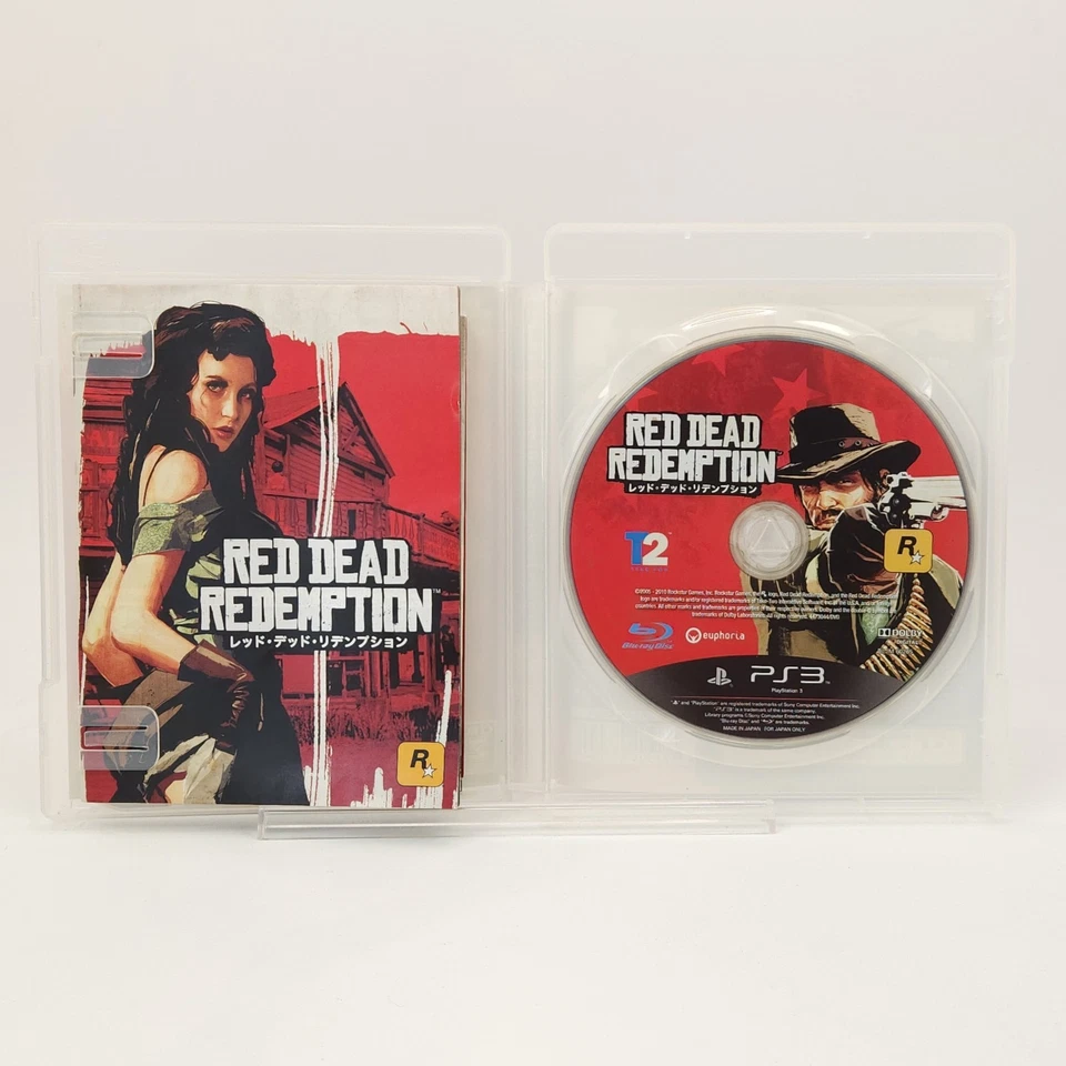 Red Dead Redemption PS3 Japan CIB Rockstar Games w/ Poster Map Complete - Image 3 of 4