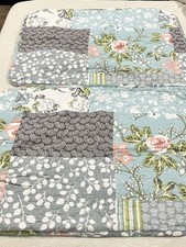 Set Of 2 Lush D cor Pillow Shams Standard Floral Cottage Core Farmhouse