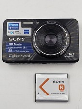 Sony Cyber-shot DSC-W580 16.1 MP Digital Camera Black - Working
