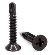 Black Self Drilling Screws Flat Head Carbon Steel /3.5MMX38MM/1000PCS IN BOX