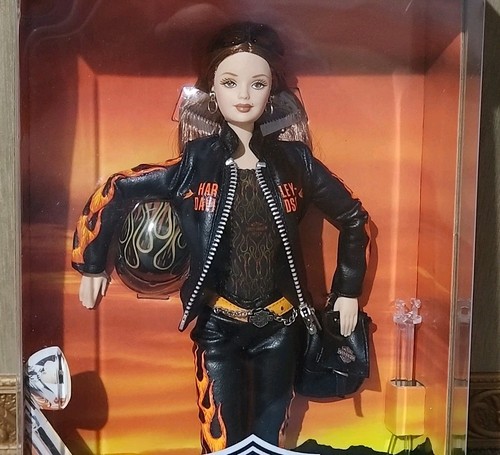 Muñeca Barbie Harley Davidson vintage 2000 edición coleccionista #29207 sin usar, en caja nueva - Imagen 3 de 15