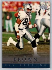 💎2000 Upper Deck Legends Football #82 Tim Brown - Oakland Raiders💎