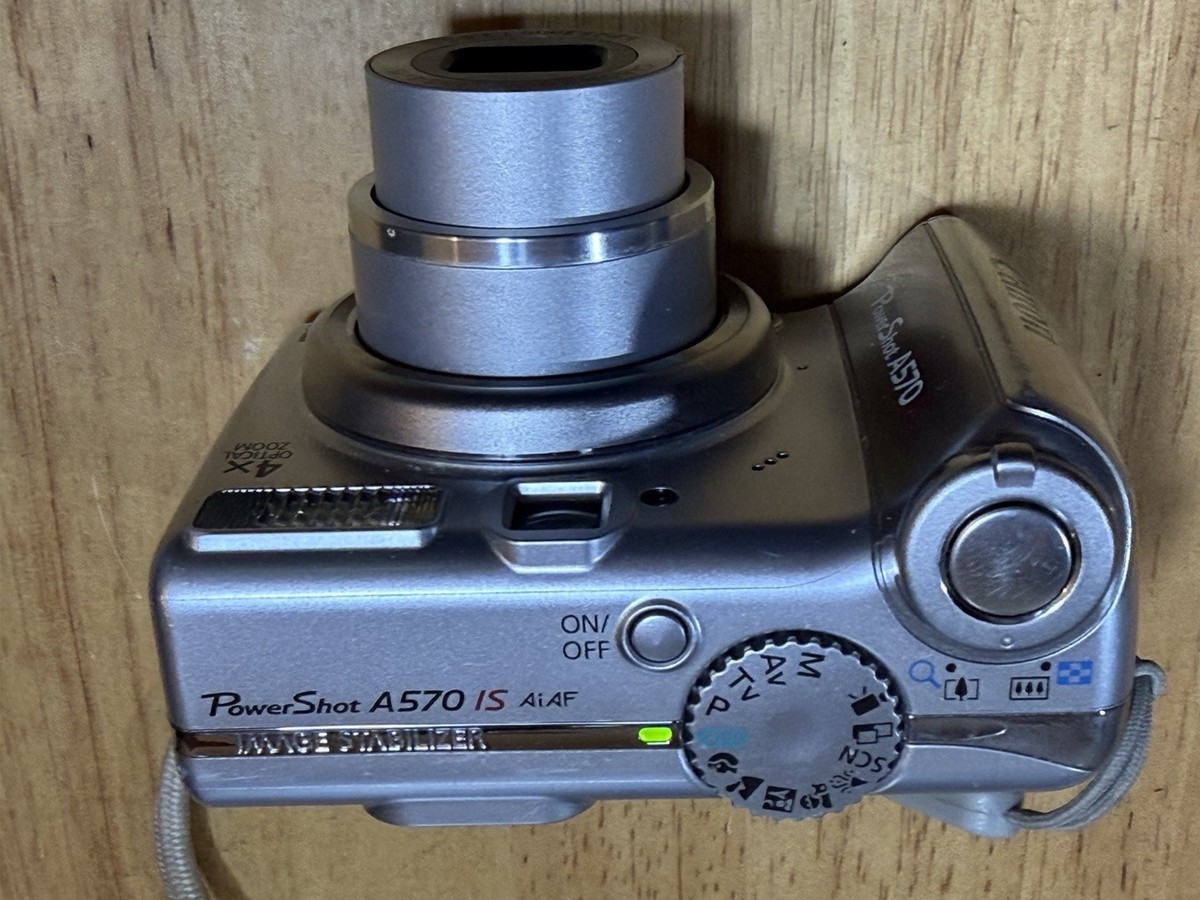 Canon PowerShot A570 IS Digital Camera - Silver for sale online | eBay