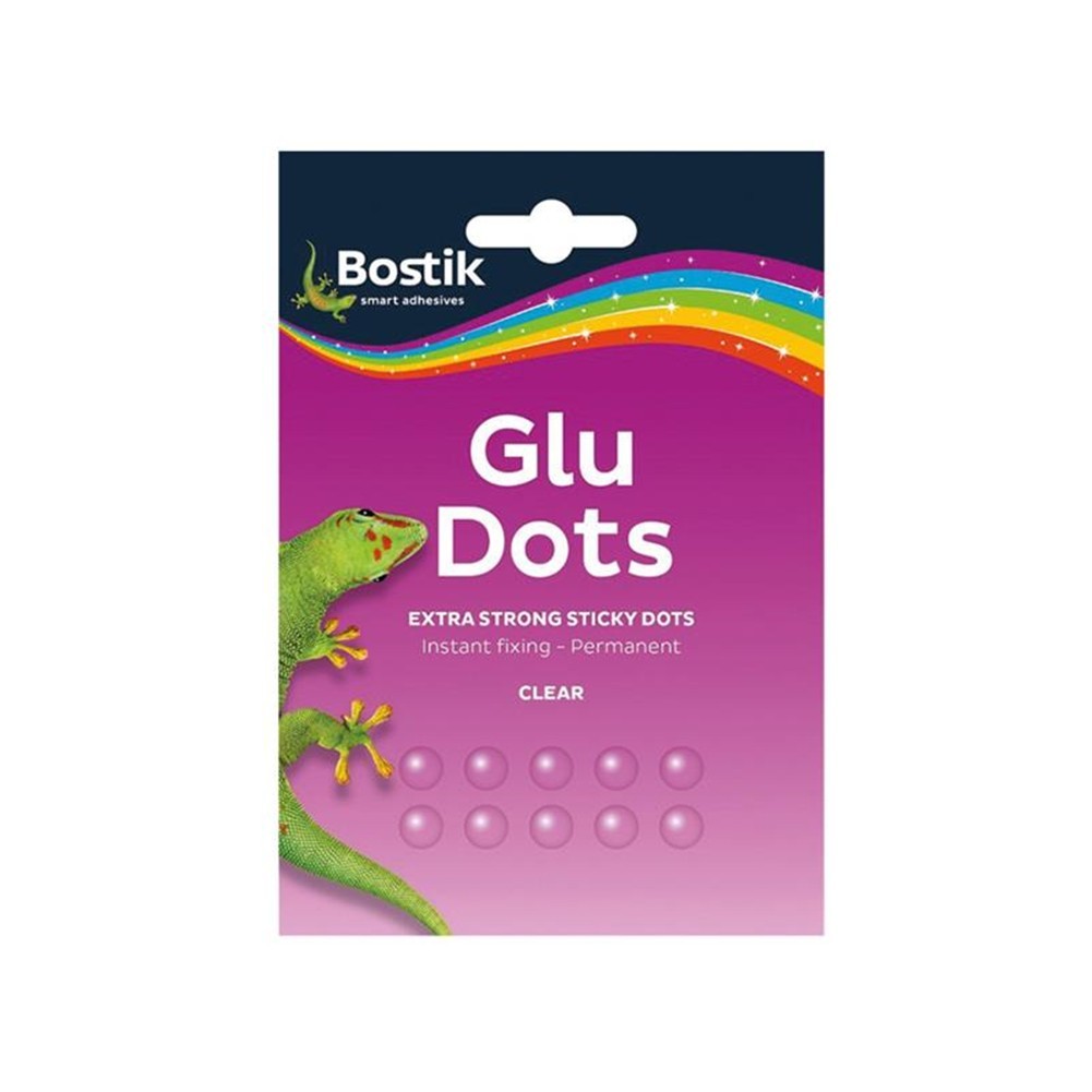 Bostik Glu Dots Extra Strength Clear Double Sided Adhesive x64 BST1067 - Image 10