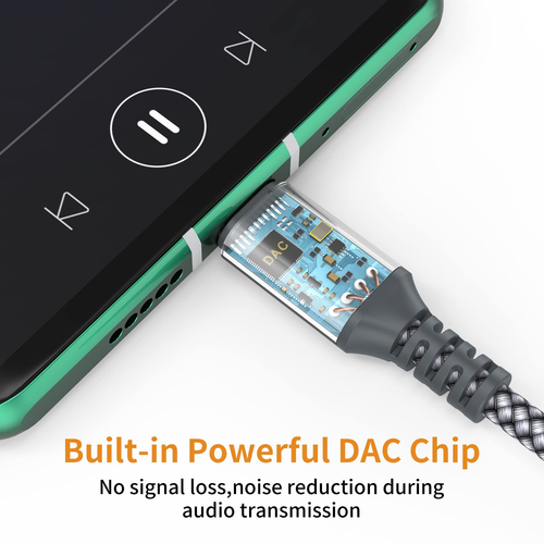 USB C auf 2 Cinch Audio Kabel, 6,6 Fuß Typ-C auf Cinch Stecker auf Stecker Y Cinch Splitter, 2R - Bild 6 von 12