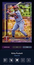 DIGITAL TOPPS BUNT Kirby Puckett GILDED 25 SUPER RARE Read