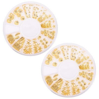 2 Boxes Resin Zubehör Harz Charms DIY -Füllmaterialien Harzzubehör