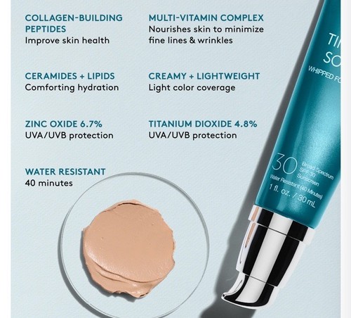 Colorescience Tint du Soleil SPF 30 UV Protective Foundation - Light NEW IN BOX - Imagen 4 de 4