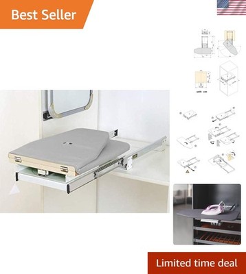 Retractable Hidden Ironing Station - Perfect for Apartments and Small Rooms