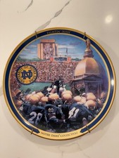 Commemorative fighting Irish Notre Dame collection plate