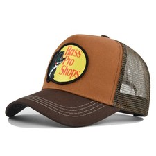Adjustable Baseball Mesh Cap Hat Trucker Embroidered SnapBack Fishing Outdoor UK