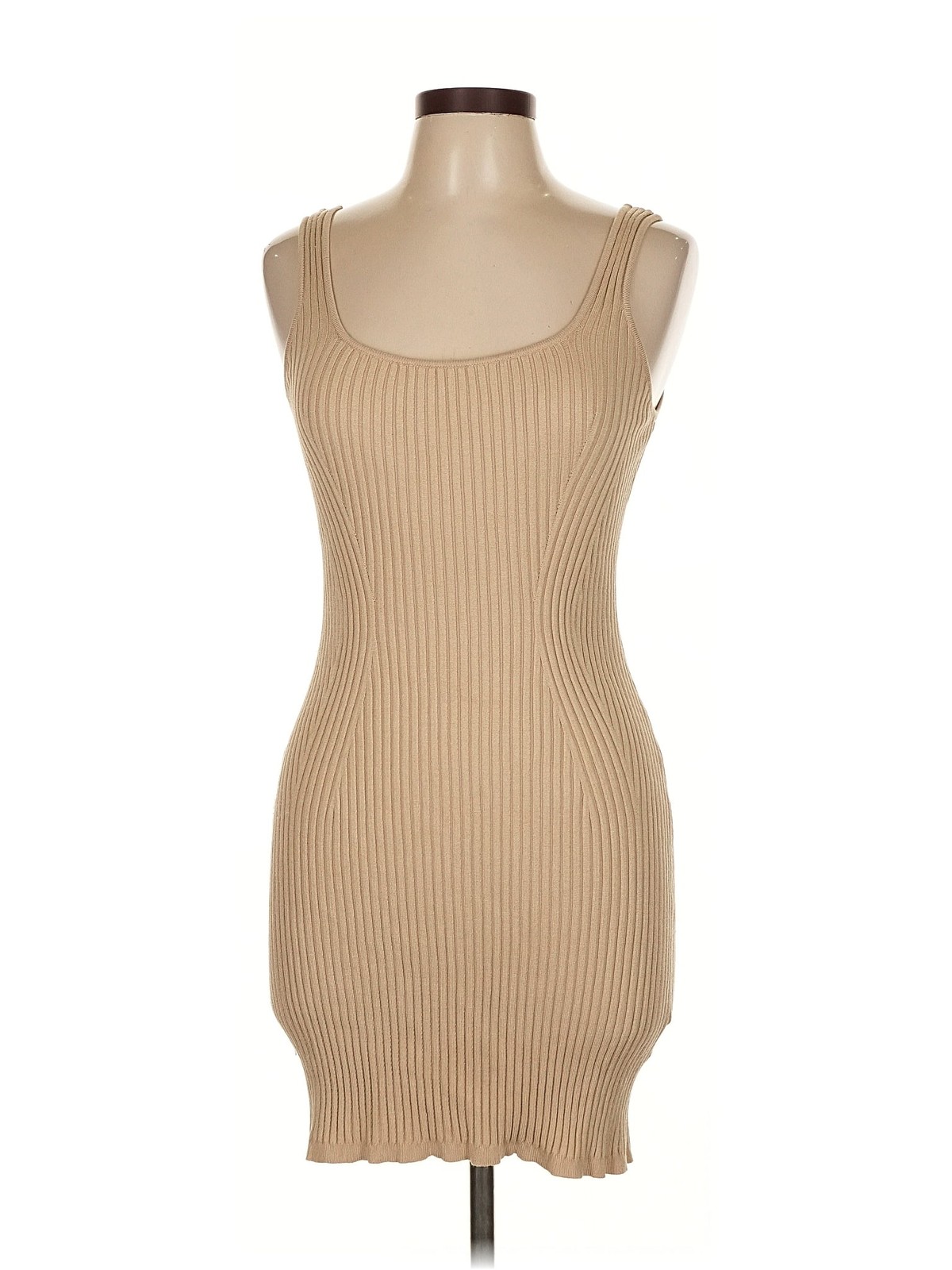 H&M Women Brown Casual Dress M