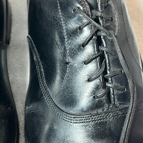 Allen Edmonds Park Avenue Oxfords Mens 13 D Black Leather Cap Toe Dress Shoes - Picture 6 of 15