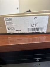 CHICAGO FAUCETS 786-E29ABCP Gooseneck,Chrome,Chicago Faucets,786 6XAF5