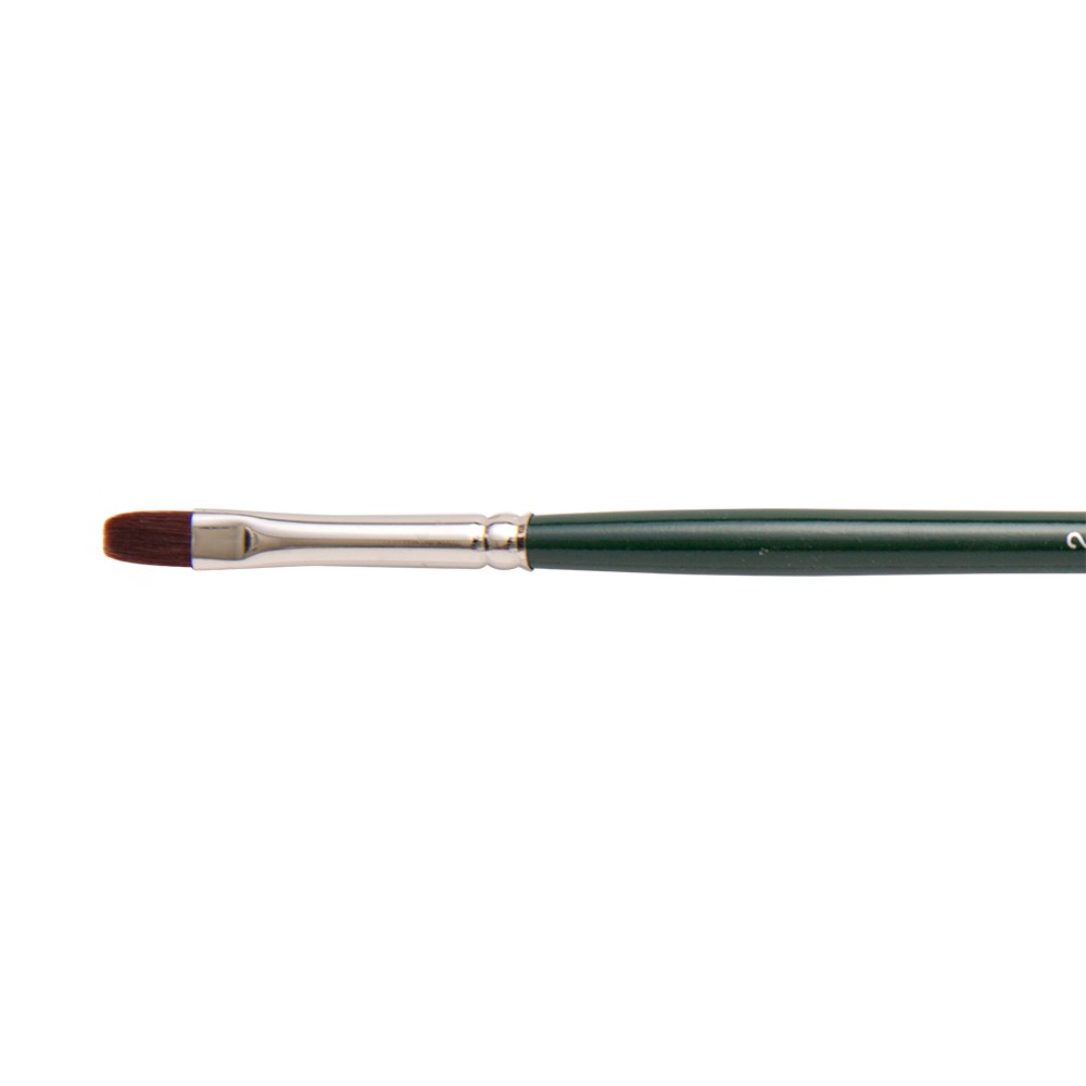 Silver Brush : Ruby Satin : Synthetic Brush : Series 2502 : Bright : Size 2