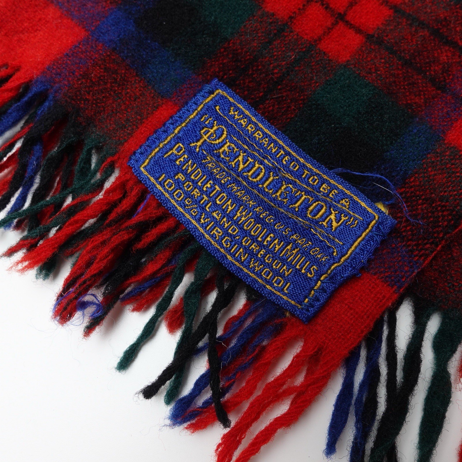 Vintage Pendleton Authentic Red Plaid Tartan Wool… - image 4