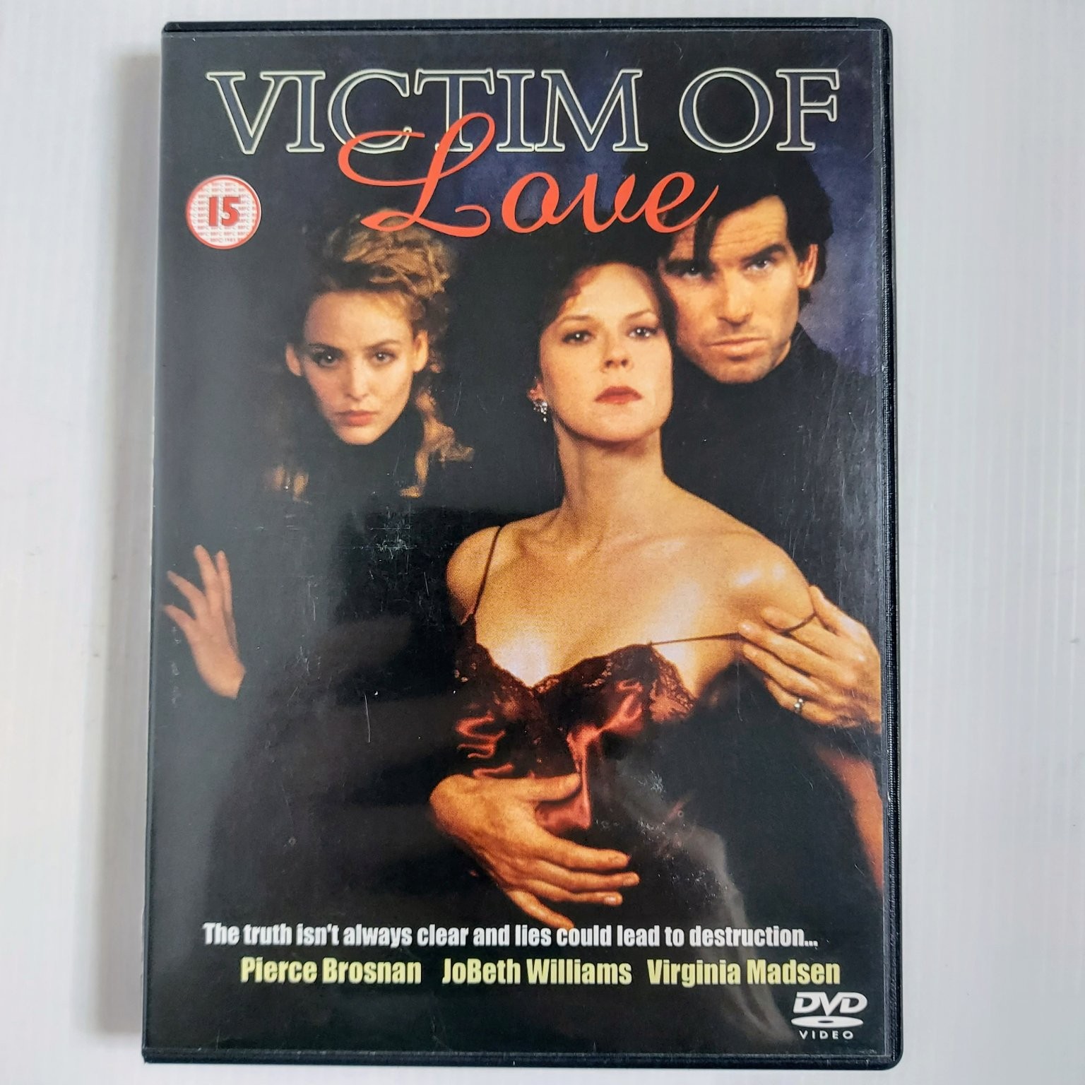 Victim of Love DVD 1992 Pierce Brosnan JoBeth Williams Thriller 90 Mins