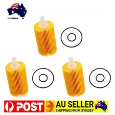 3x For TOYOTA LAND CRUISER,SEQUOIA,TUNDRA OIL FILTER SET  04152-YZZA4