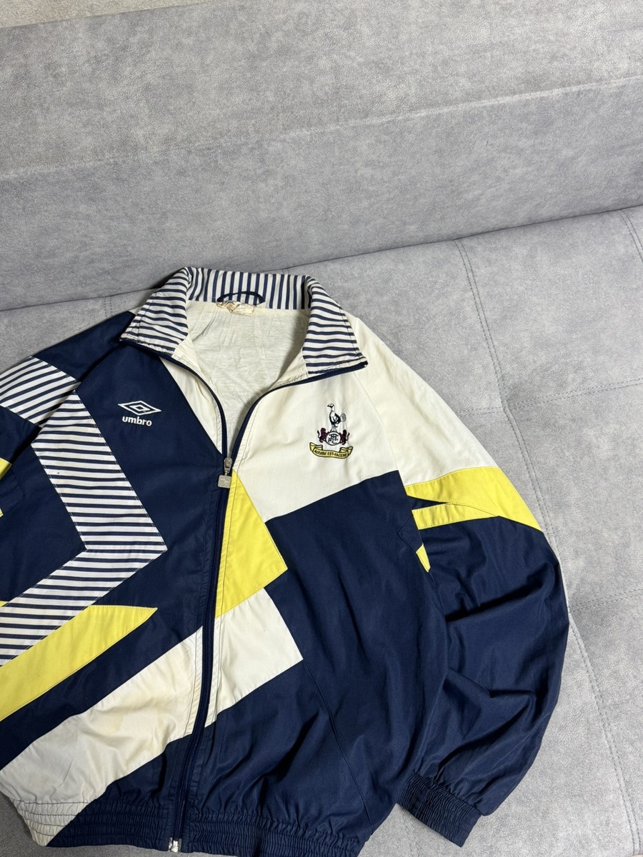 Vintage Rare Tottenham Hotspur England FC Umbro 90s zip