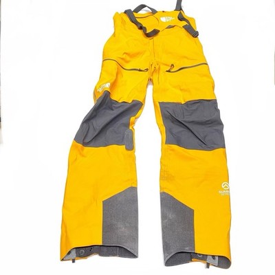 The North Face Summit Series L5 Futurelight Goretex Gold Bibs Size Medium READ!