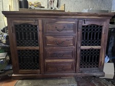 Indian Rosewood Style Sheesham Jali Unit Large