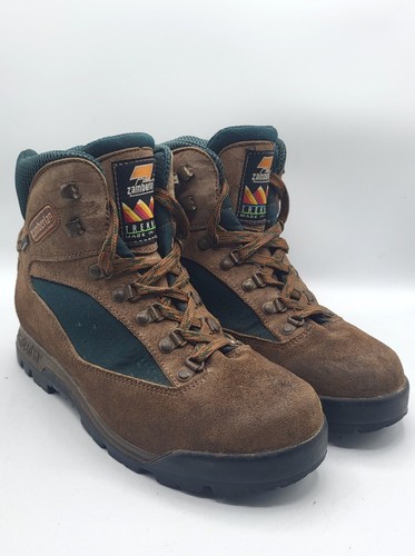 Botas de senderismo de cuero ZAMBERLAN Impronte Trekking GRX Gore Tex Vibram para mujer talla 8 - Imagen 2 de 10
