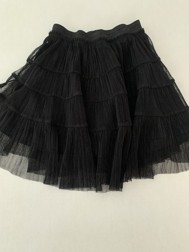 Zara girls black Tulle skirt size 7