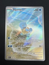 Pokémon Squirtle Full Art Illustration Rare Holo 170/165 Scarlet & Violet 151 on eBay