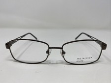 VE METALFLEX 1028 BROWN 53-17-140 Metal Full Rim Eyeglasses Frame N362