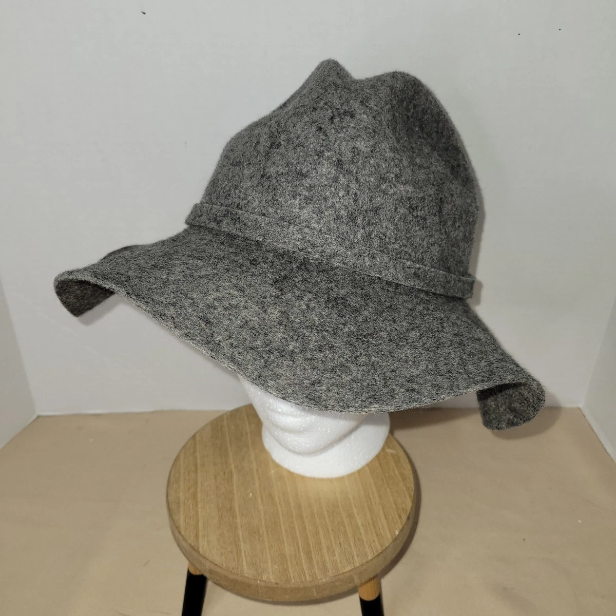 Wilfred Aritzia Gray Fedora Size Small 100% Wool Felt Leather Band Boho Festival Wynn Wool LiteFelt Fedora Hat – Village Hat Shop main image 2