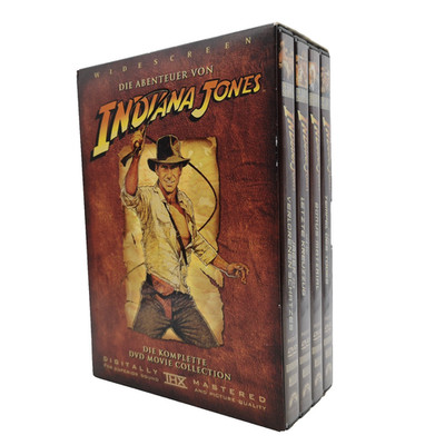 Indiana Jones Box - Die komplette DVD Movie Collection 4 Disc Set - sehr gut